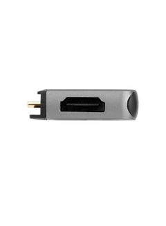 موماكس موزع ون لينك USB-C 4 في 1 لجهاز آي باد برو وماك بوك رمادي  - Image 2