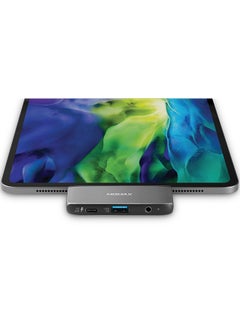 موماكس موزع ون لينك USB-C 4 في 1 لجهاز آي باد برو وماك بوك رمادي  - Image 4
