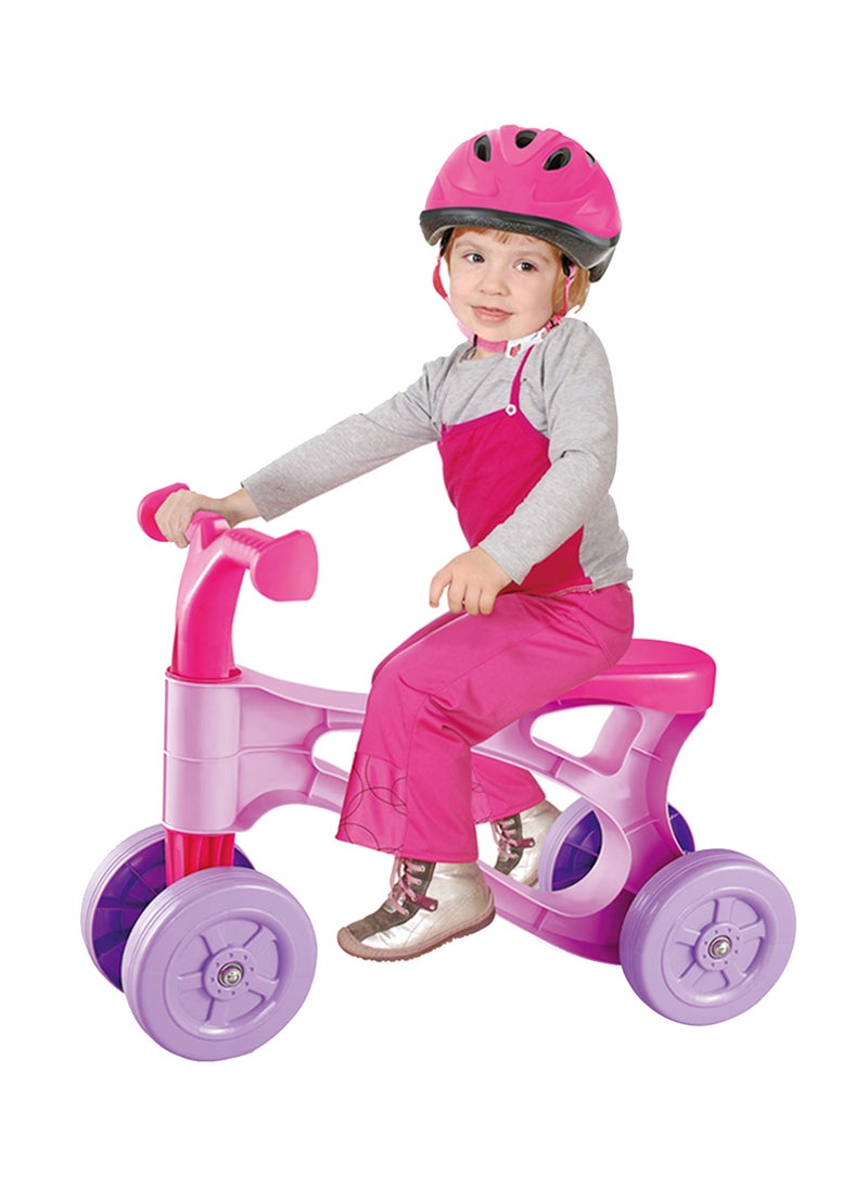 Non-Toxic Indoor And Outdoor Ride-On Car- Assorted Baby Toddler Toy, Pink/Purple 35.5x20.2x48.5cm