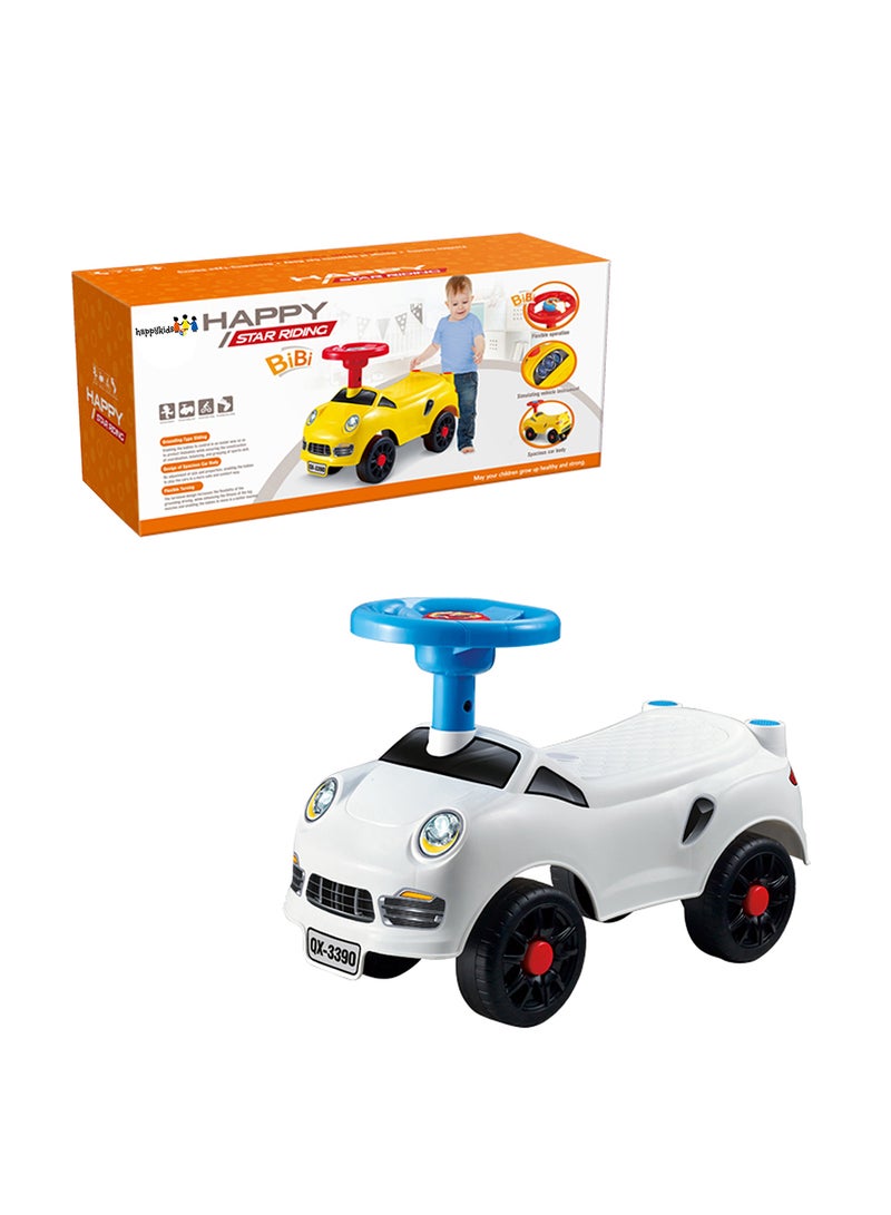 Happy Kids Indoor And Outdoor Ride-On Car- Assorted Baby Toddler Toy, Multicolour, 3390 50x33x21.5cm  - Image 2