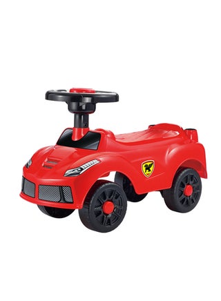 High-Quality Indoor And Outdoor Ride-On Car- Assorted Baby Toddler Toy, Red/Black 50x33x21.5cm - v1601325487/N39903138A_1