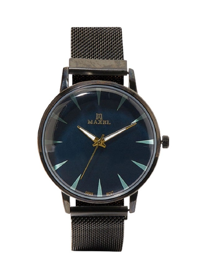 Maxel Men's Magnet Luminous Analog Quartz Watch MX501 - 42 mm - Black - Image 1