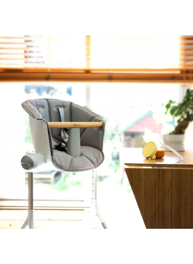 BEABA Padded Seat Cushion Insert For Up And Down Highchair - Grey