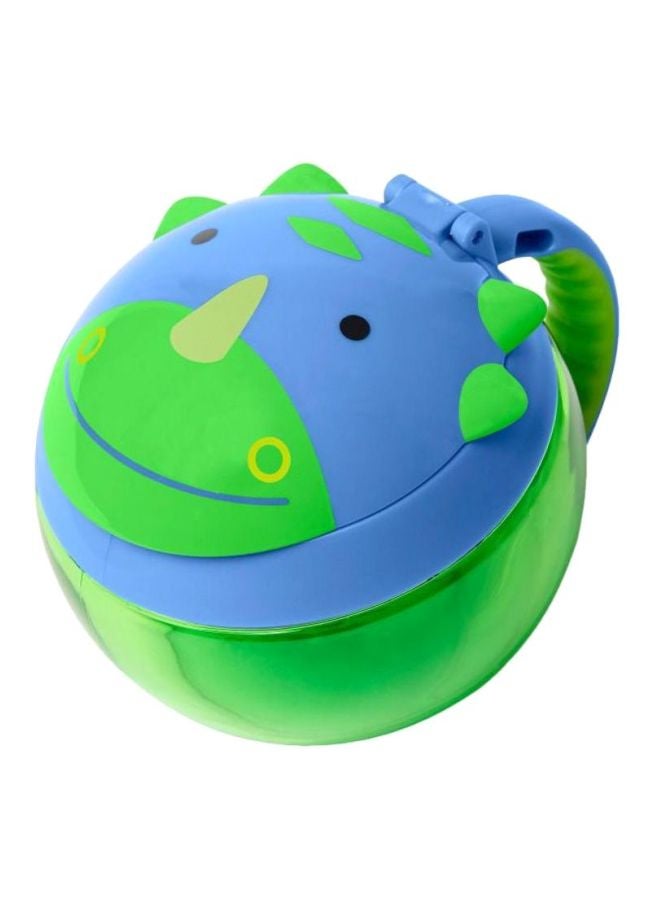 سكيب هوب كوب للوجبات الخفيفة بتصميم حديقة الحيوانات - على شكل ديناصور - Image 1