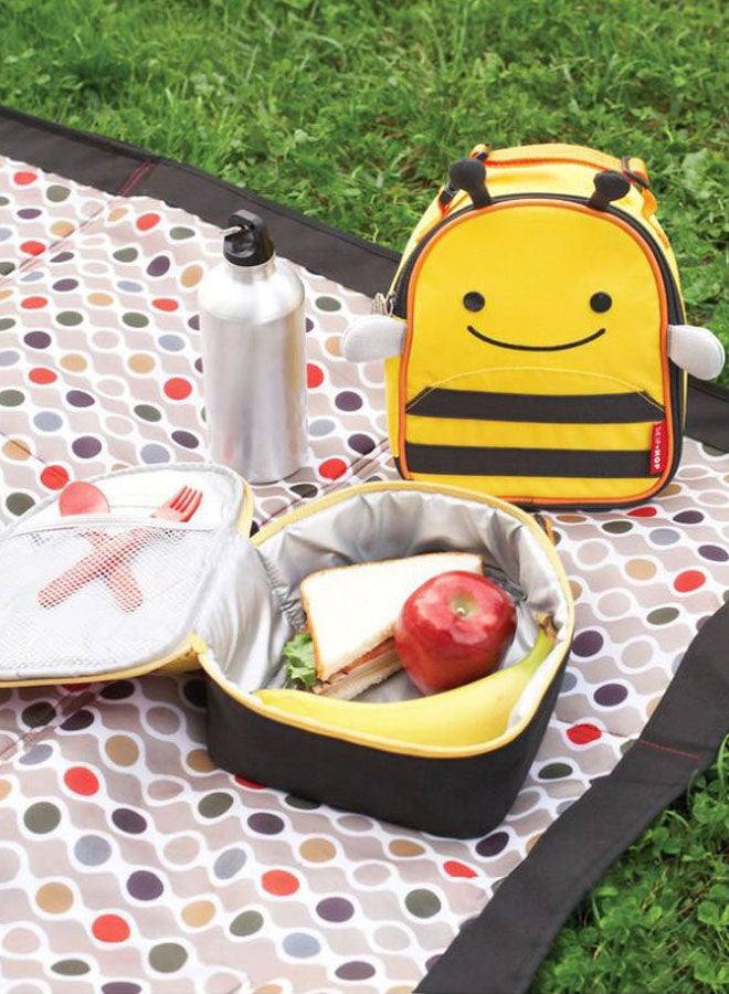 Skip Hop Bee Design Insulated Lunch Bag - Yellow/Black - Image 5