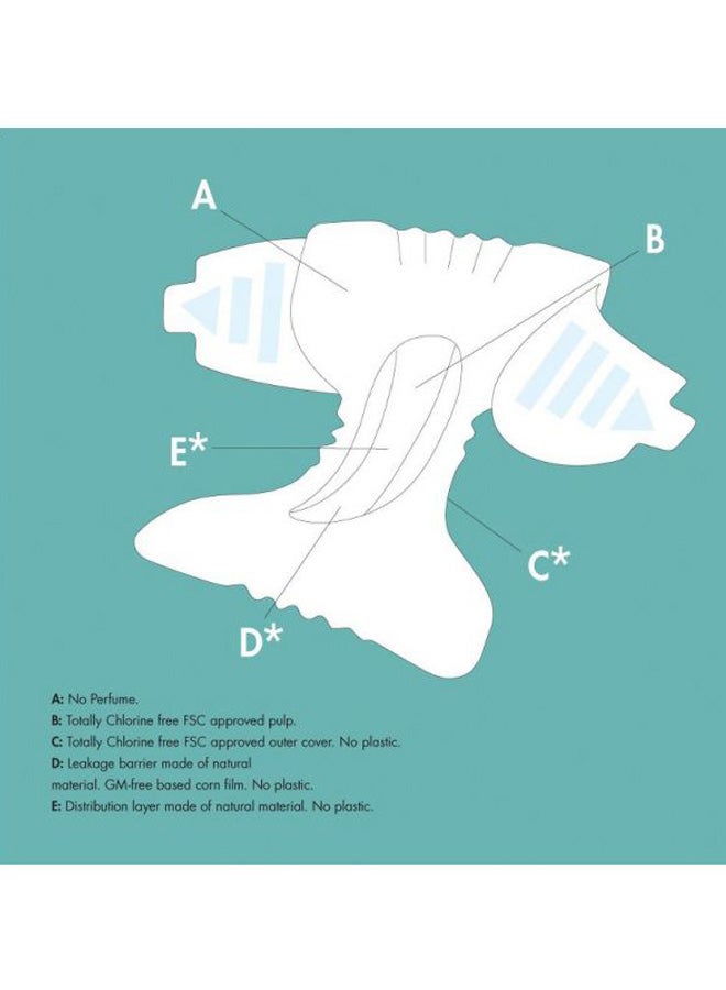 Naty Eco Diapers, Size 4, 7-18 Kg, 26 Count  - Image 4