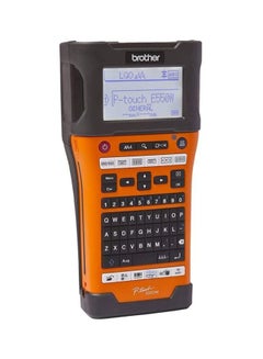 brother Industrial P-Touch Wireless Label Maker Orange/Grey  - Image 2