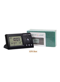 Al Fajr Digital Table Clock Black  - Image 3