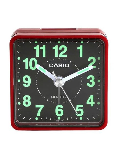 Analog Alarm Desk Clock Red/Black/Green