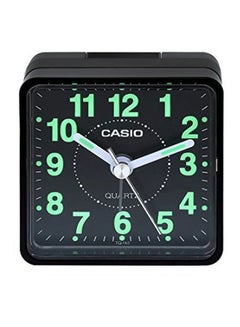 CASIO Analog Alarm Desk Clock Black/Green/White  - Image 1