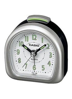 Analog Alarm Desk Clock Black/White/Silver