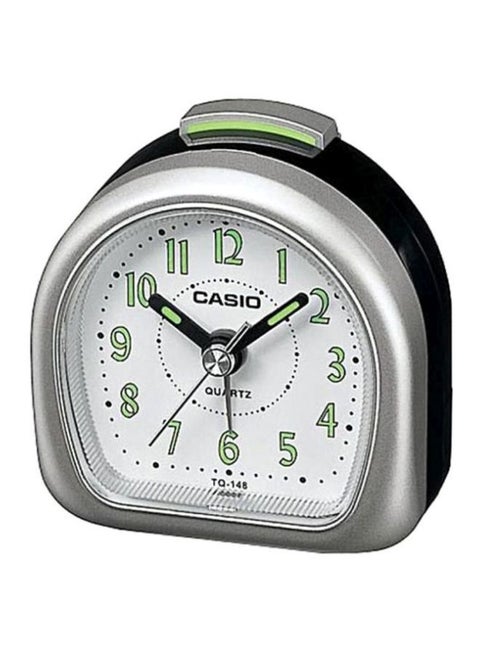Analog Alarm Desk Clock Black/White/Silver