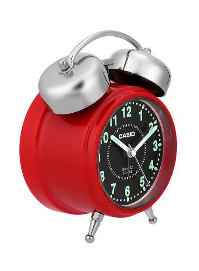 CASIO Twin Bell Alarm Clock Red/Black/Silver 13.6 x 10.6 x 6.0cm  - Image 5