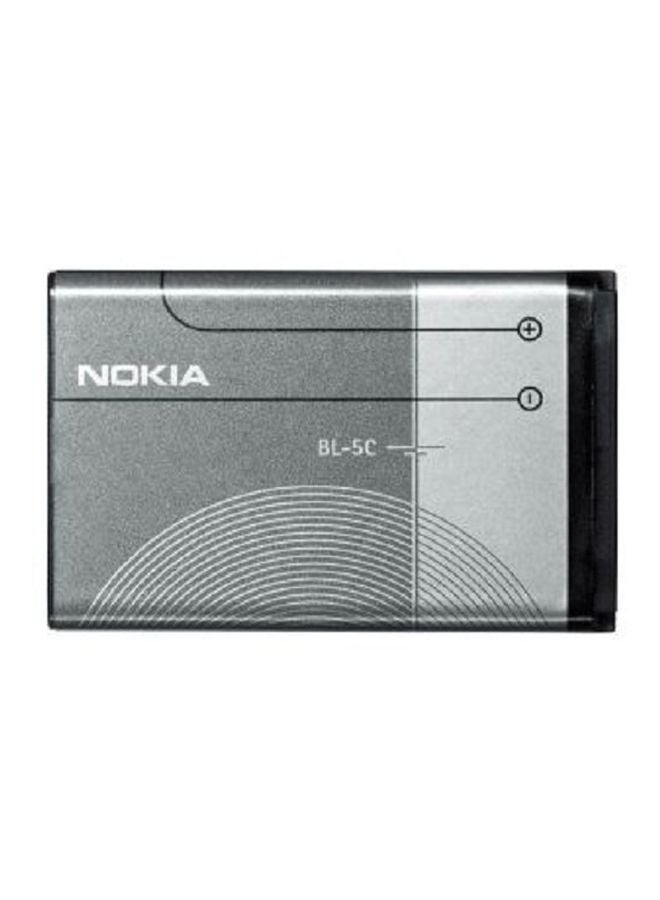 NOKIA - 1020.0 mAh Replacement Battery For Nokia BL-5C Grey/Black - Image 1