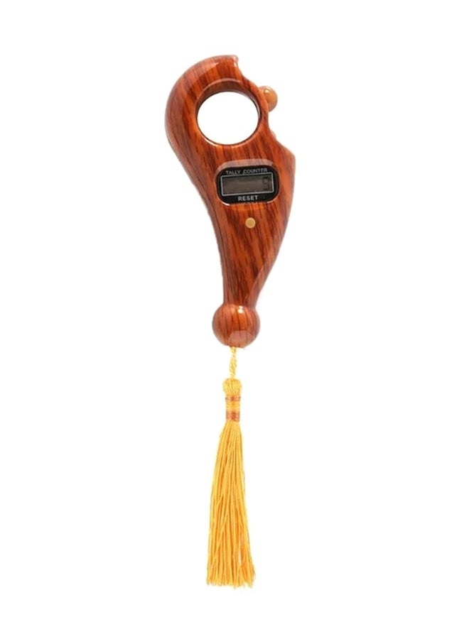 Digital Tasbih Talley Counter Brown - Image 1