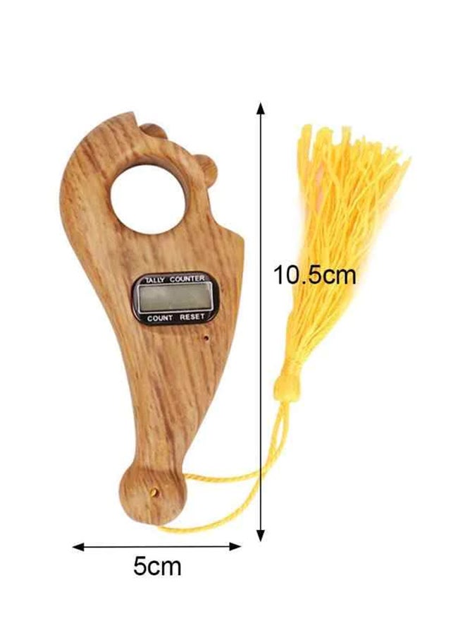 Generic Digital Tasbih Talley Counter Beige  - Image 2