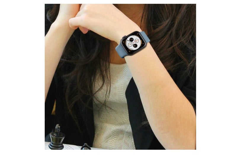 D'VOGUE Compatible With Apple watch iWatch Series 6/5/4/3/2/1 Ice Blue - Image 5