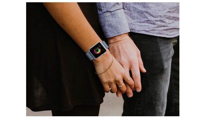 D'VOGUE Sport Loop Band Compatible with Apple Watch Series 6/5/4/3/2/1 Cap Cod Blue  - Image 4