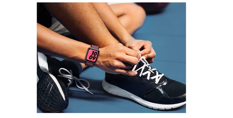 D'VOGUE Sport Loop Band Compatible with Apple Watch Series 6/5/4/3/2/1 Pink Blast - Image 5