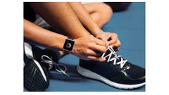 D'VOGUE Sport Loop Band Compatible with Apple Watch Series 6/5/4/3/2/1 Red Black  - Image 5