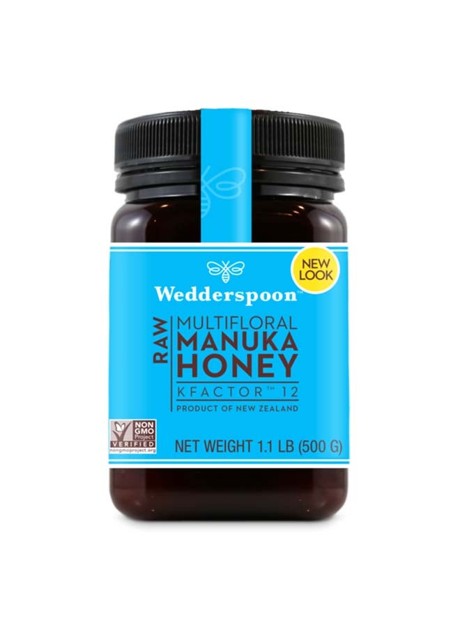 Wedderspoon Raw Multifloral Manuka Honey Kf12 500G : 02003