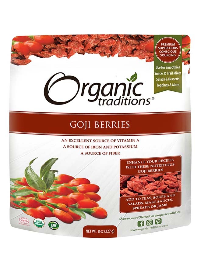 Organic Traditions - Organic Goji Berries 227grams - Image 1