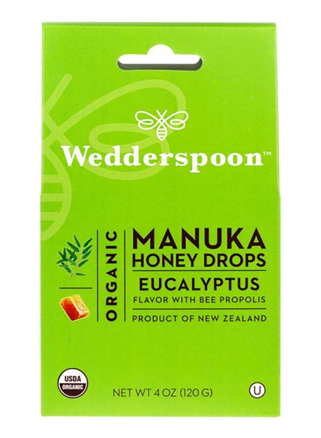 Wedderspoon Org Manuka Honey Drop Eucalyptus 120G