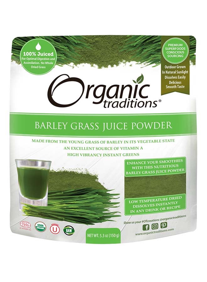 Organic Traditions - Barley Grass Juice Powder 150grams - Image 1