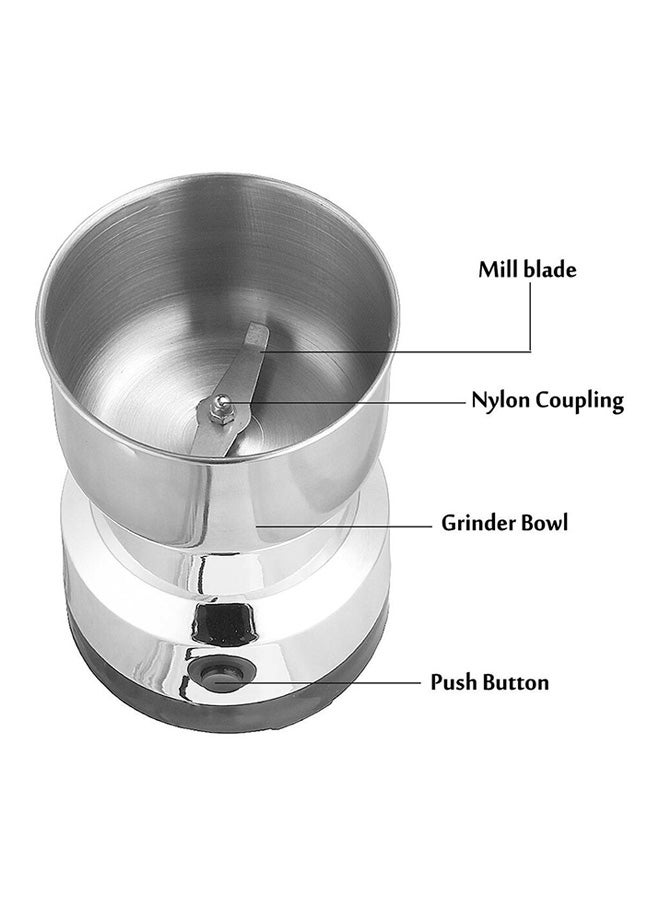 Ceramic Electric Coffee Grinder 2815 Silver/Black  - Image 5