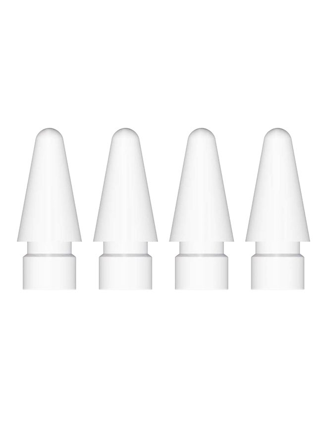 Sterlibox 4-Piece Replacement Nib Set For Apple Stylus Pen White  - Image 1