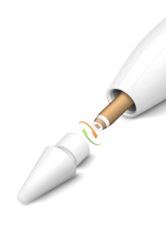 Sterlibox 4-Piece Replacement Nib Set For Apple Stylus Pen White  - Image 3