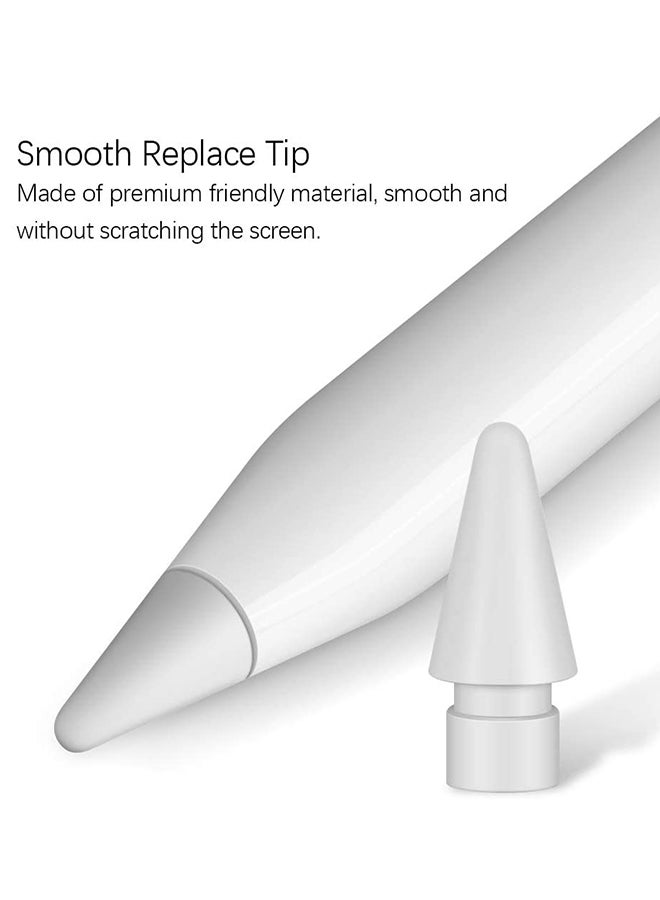Sterlibox 4-Piece Replacement Nib Set For Apple Stylus Pen White  - Image 4