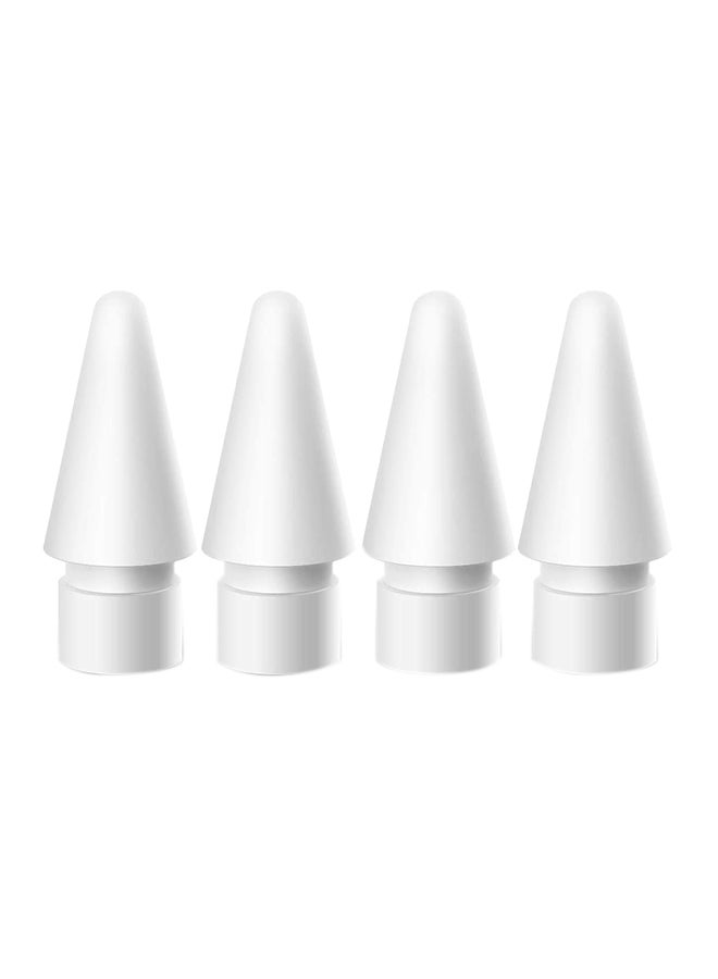 Sterlibox 4-Piece Replacement Nib Set For Apple Stylus Pen White  - Image 1