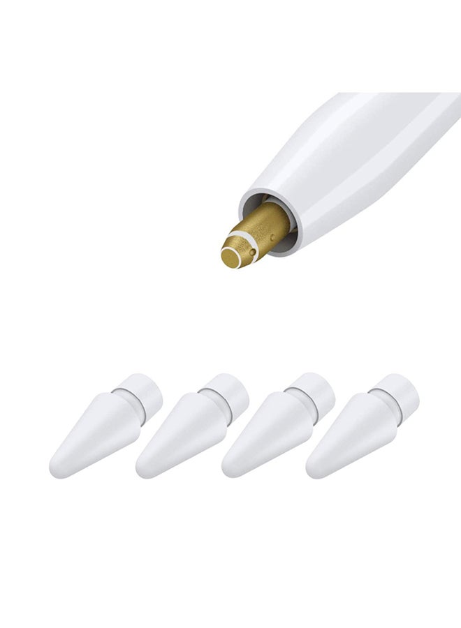 Sterlibox 4-Piece Replacement Nib Set For Apple Stylus Pen White - Image 1