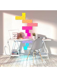 Nanoleaf Pack Of 9 Canvas Square Expansion Touch And Rhythm Sensitive LED Light Panels Grey  - Image 5