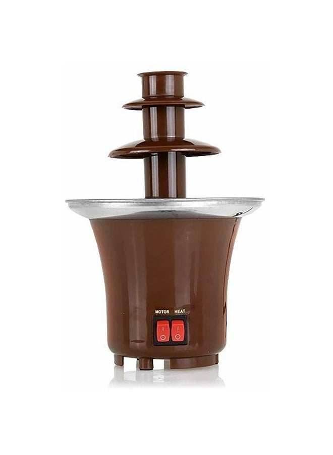 Mini Chocolate Fountain SH-0626 Brown/Silver/Red