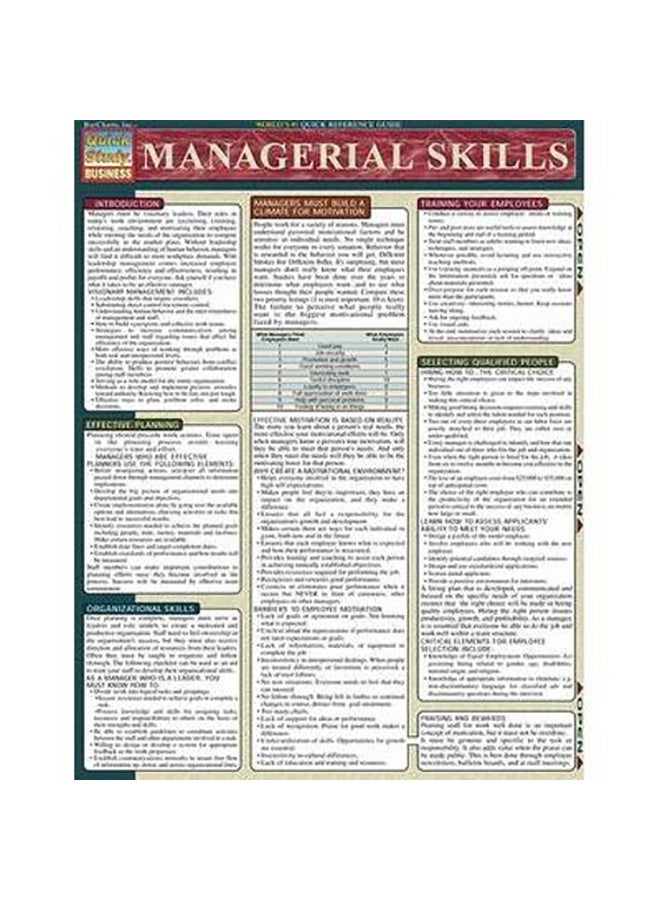 ‎Managerial Skills‎ paperback english