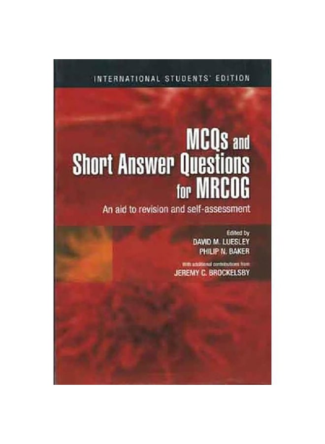 ‎MCQ's and Short Answer Questions for MRCOG‎ Paperback English by David Luesley - 2004 