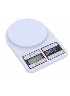 Digital Kitchen Scale, 10 Kg White/Black/Grey 9.6x2x7.2cm