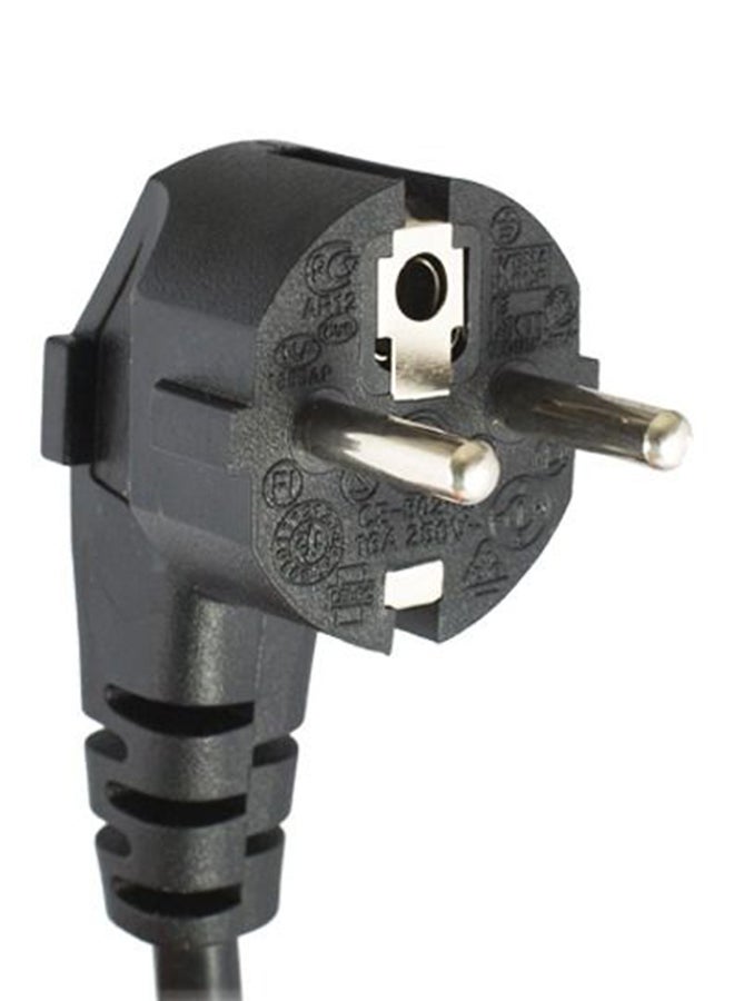 سيستم ماكس مشترك كهرباء من النحاس يحتوي 4 مقابس أسود 2متر - Image 3