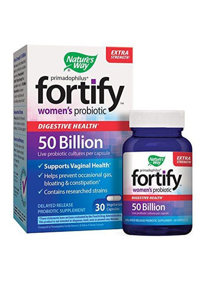 Fortify Probiotic Supplement - 30 Capsules