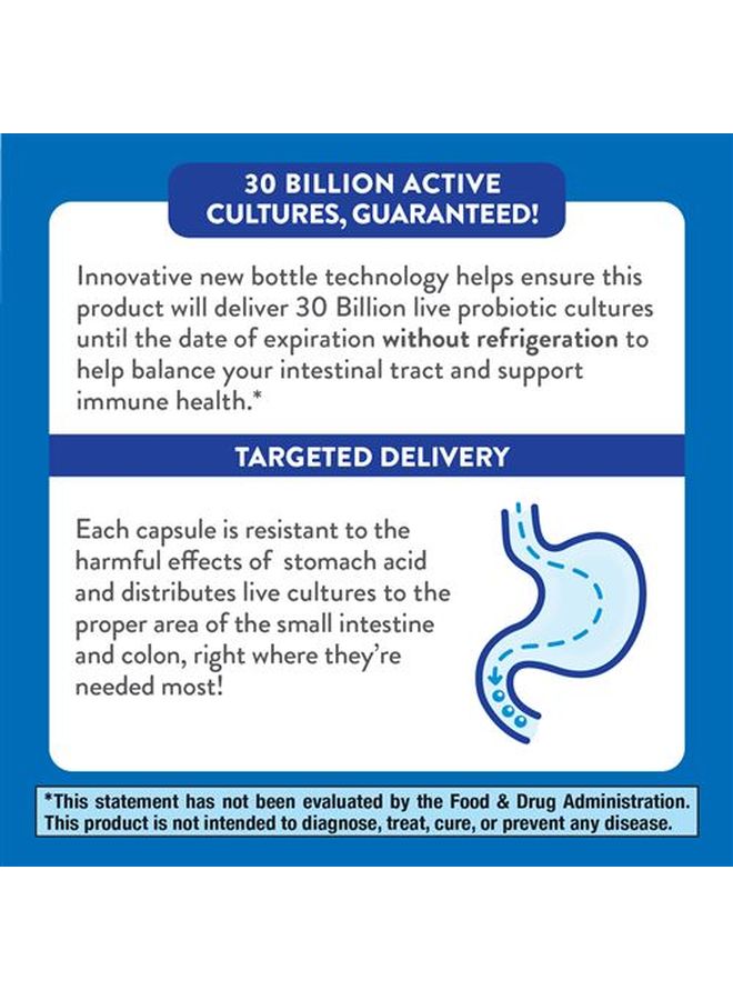 Fortify Probiotic Supplement - 30 Capsules