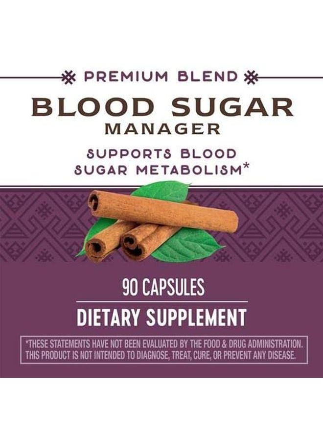 Nature's Way Pack Of 2 Blood Sugar Manager Dietary Supplement - 180 Capsules  - Image 2