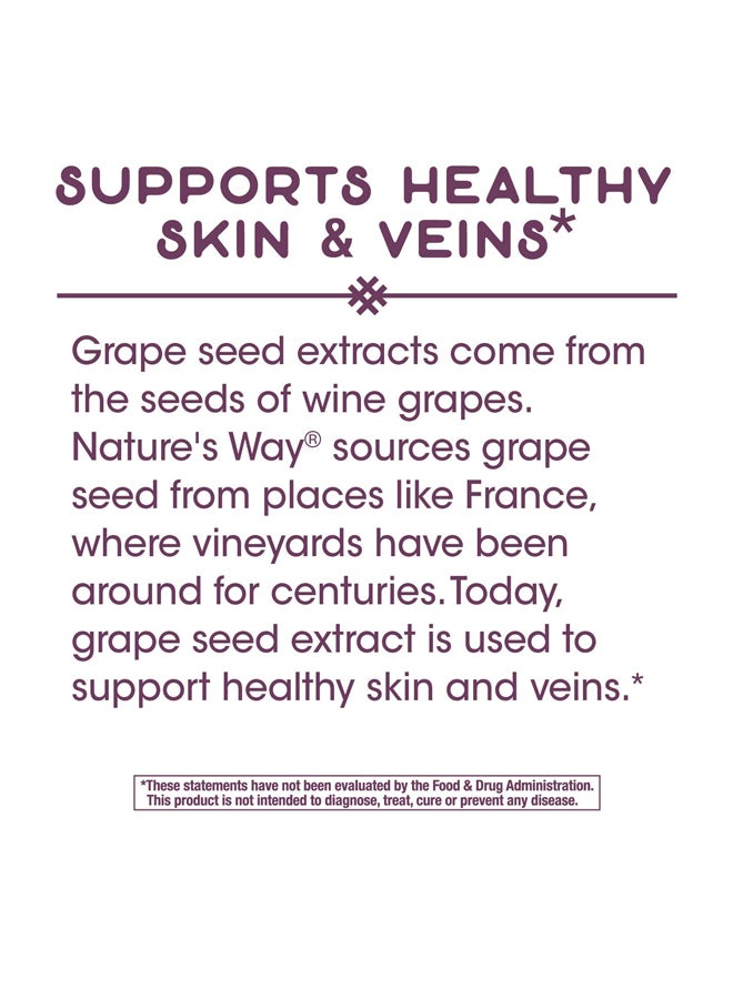 ناتشرز واي مكمل غذائي بخلاصة بذور العنب - 60 كبسولة نباتية - Image 4