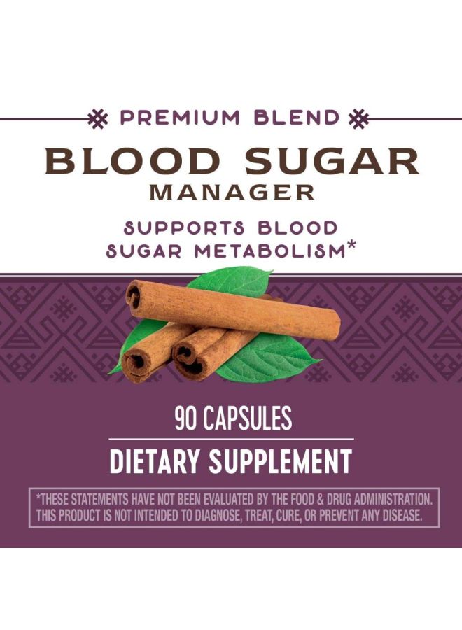 Nature's Way Pack Of 3 Blood Sugar With Gymnema Dietary Supplement - 90 Capsules - Image 3