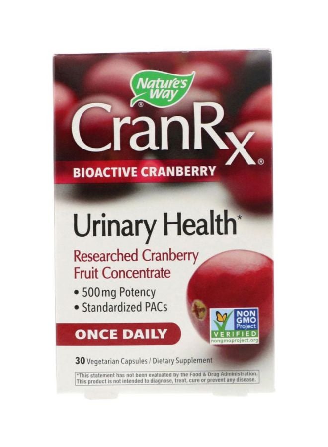 Nature's Way CranRx Bioactive Cranberry - 30 Capsules - Image 1