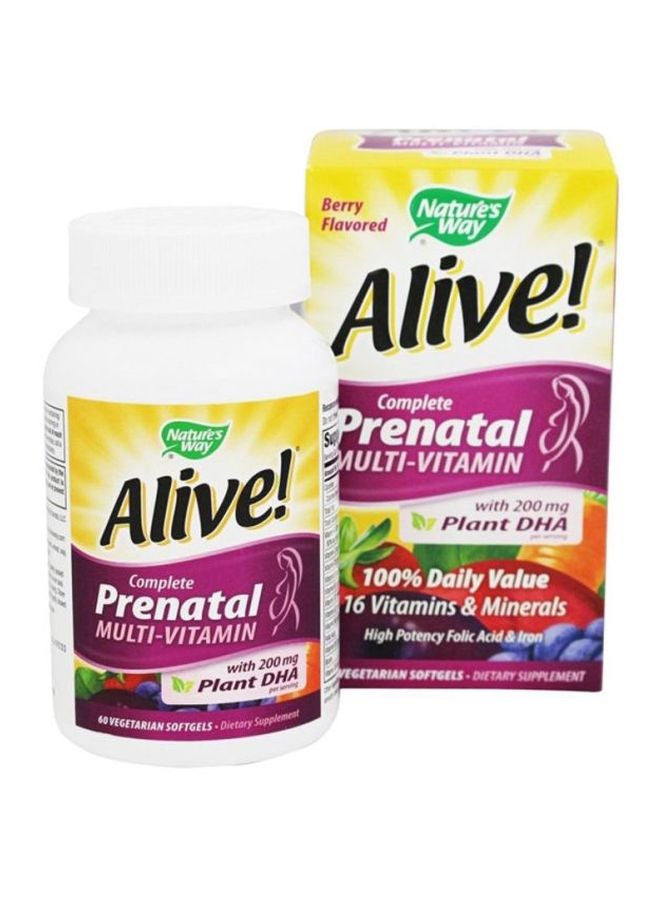Nature's Way Alive! Complete Prenatal Multi-Vitamin - 75-Gummies - Image 5