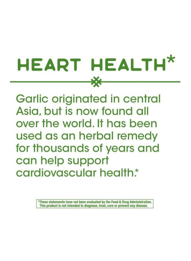 Nature's Way Garlic Bulb Dietary Supplement - 100 Vegan Capsules  - Image 4