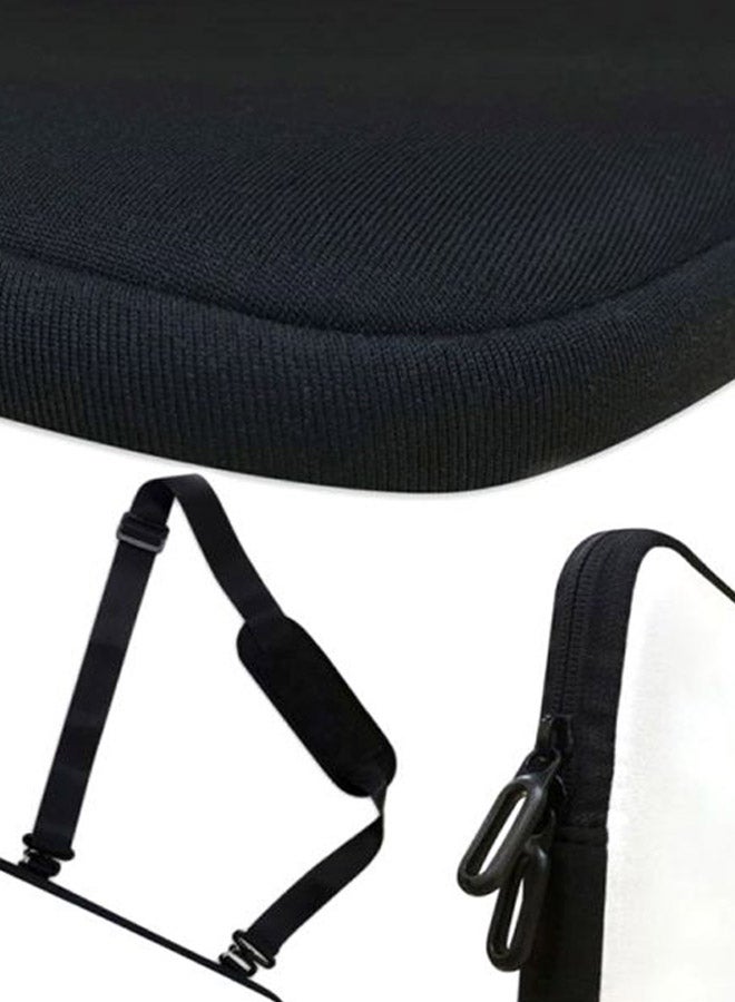 Stylizedd Premium Designer Sleeve With Strap For 15-Inch Laptops Blue/Red/White - Image 3