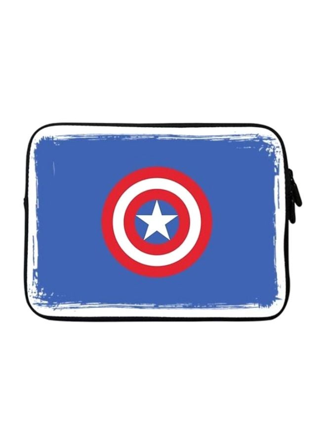 Stylizedd Premium Designer Sleeve With Strap For 15-Inch Laptops Blue/Red/White - Image 1